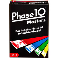 Mattel Games Phase 10 Masters, Kartenspiel, Gesellschaftsspiel, Familienspiel