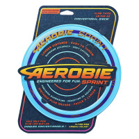 Aerobie Sprint Ring Outdoor-Flugscheibe, 25,4cm, blau