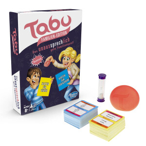 Tabu Familien-Edition, Brettspiel ab 8 Jahren