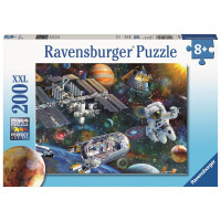 Ravensburger Kinderpuzzle - 12692 Expedition Weltraum - Weltall-Puzzle für Kinder ab 8 Jahren, mit 200 Teilen im XXL-Format