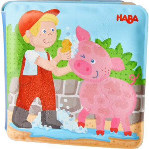 HABA - Badebuch Waschtag bei Schwein und Kuh