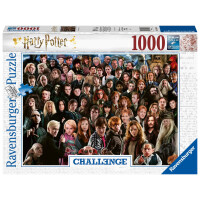Ravensburger Puzzle 1000 Teile Harry Potter - Über 70 Charaktere aus der zauberhaften Welt von Hogwarts auf einem Puzzle für Erwachsene und Kinder ab 14 Jahren