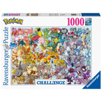 Ravensburger Puzzle 1000 Teile, Challenge Pokémon - Alle 150 Pokémon der 1. Generation als herausforderndes Puzzle für Erwachsene und Kinder ab 14 Jahren