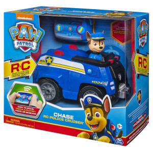 PAW Patrol Chases ferngesteuertes Polizeiauto mit Fernbedienung, Spielzeug für Kinder ab 3 Jahren, Batteriebetrieben