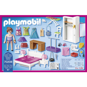PLAYMOBIL 70208 - Dollhouse - Schlafzimmer mit Nähecke
