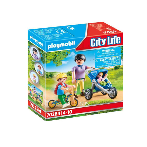 PLAYMOBIL 70284 - City Life - Mama mit Kindern