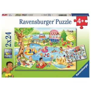 Ravensburger Kinderpuzzle - 05057 Freizeit am See -...