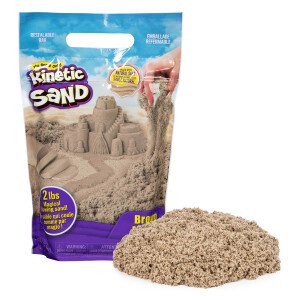Spin Master - Kinetic Sand - Beutel naturbraun, 907 g