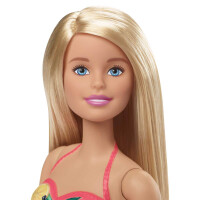 Barbie Pool Spielset mit Puppe (blond), Anziehpuppe, Barbie Möbel, Barbie Zubehör