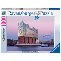 Ravensburger Puzzle 19784 - Elbphilharmonie, Hamburg - 1000 Teile Puzzle für Erwachsene und Kinder ab 14 Jahren, Stadt-Puzzle von Hamburg