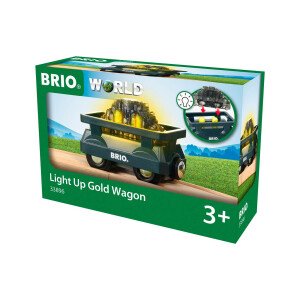 33896 BRIO Goldwaggon mit Licht