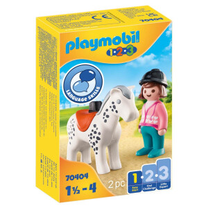 PLAYMOBIL 70404 - 1.2.3 - Reiterin mit Pferd
