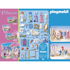 PLAYMOBIL 70454 - Princess - Ankleidezimmer mit Badewanne