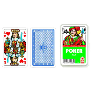 ASS, Poker, französisches Bild, im Kunststoffetui