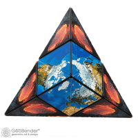 GeoBender Cube - World