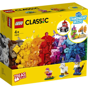 LEGO Classic 11013 - Kreativ-Bauset mit durchsichtigen...
