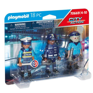 PLAYMOBIL 70669 - City Action - Polizei - Figurenset Polizei