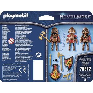 PLAYMOBIL 70672 - Novelmore - 3er Set Burnham Raiders