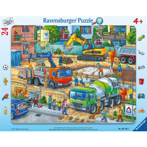 Ravensburger Kinderpuzzle - 05142 Auf der Baustelle ist...
