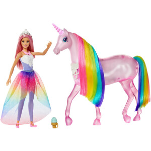 Mattel - Barbie Dreamtopia Magisches Zauberlicht Einhorn...
