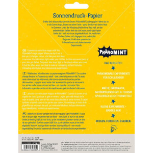 PhänoMINT Sonnendruck-Papier