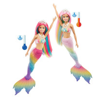 Barbie Dreamtopia Regenbogenzauber Meerjungfrau Puppe mit Farbwechsel