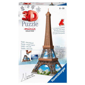 Ravensburger - 3D Puzzle-Mini Eiffelturm, 54 Teile