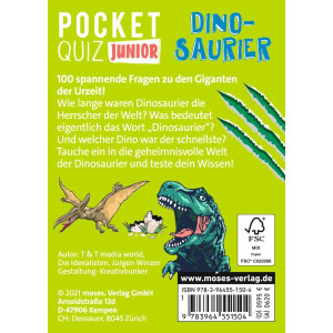 Pocket Quiz junior Dinosaurier