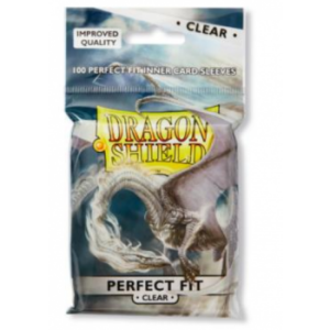 Dragon Shield: Perfect Fit Inner Sleeves ﾖ Clear/Clear (100)