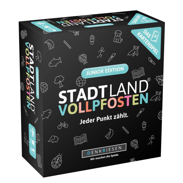 STADT LAND VOLLPFOSTEN - Das Kartenspiel - Junior Edition