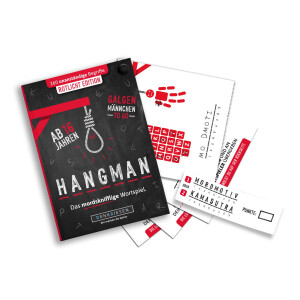 HANGMAN – Rotlicht Edition Galgenmännchen TO GO