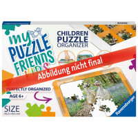 Ravensburger - 13265 3in1 Organizer für Kinderpuzzle in grün - Puzzle-Aufbewahrung für Kinder ab 6 Jahren, mit Puzzlematte, Puzzle-Sortierschale und Puzzlerahmen