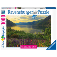 Ravensburger Puzzle Scandinavian Places 16743 - Fjord in Norwegen - 1000 Teile Puzzle für Erwachsene und Kinder ab 14 Jahren