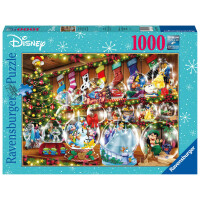 Ravensburger Puzzle 16772 – Schneekugelparadies  – 1000 Teile Disney Puzzle für Erwachsene und Kinder ab 14 Jahren