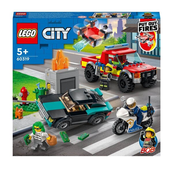 LEGO City 60319 - Löscheinsatz und Verfolgungsjagd