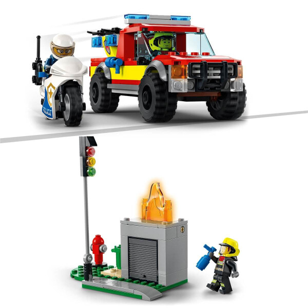 LEGO City 60319 - Löscheinsatz und Verfolgungsjagd