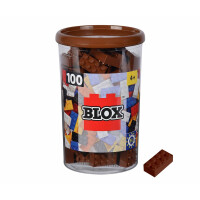 Blox 100 braune 8er Steine in Dose
