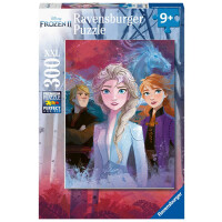 Ravensburger Puzzle 12866 - Elsa, Anna und Kristoff - 300 Teile XXL Die Eiskönigin 2 Puzzle für Kinder ab 9 Jahren