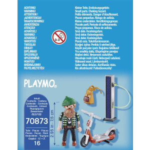 PLAYMOBIL 70873 - Special Plus - Hipster mit E-Roller