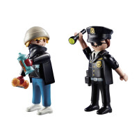 PLAYMOBIL 70822 - City Life - DuoPack Polizist und Sprayer