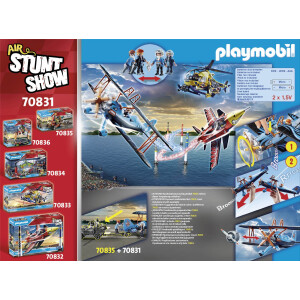 PLAYMOBIL 70831 - Stuntshow - Doppeldecker Phönix