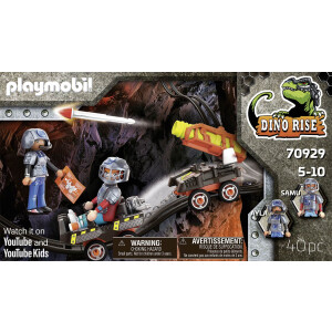 PLAYMOBIL 70929 - Dino Mine Raketenkart