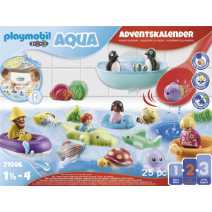 PLAYMOBIL 1.2.3. - 71086 Aqua Adventskalender Badespaß