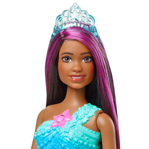 Barbie  Brooklyn Zauberlicht Meerjungfrau Puppe (leuchtet), Barbie Dreamtopia