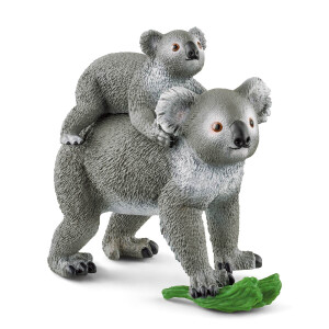 Schleich - Wild Life - Koala Mutter mit Baby