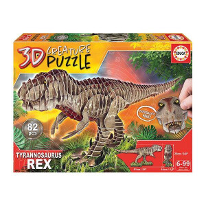 Educa - 3D T-Rex 82 Teile Puzzle