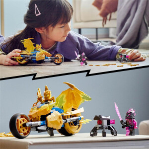 LEGO Ninjago 71768 Jays Golddrachen-Motorrad