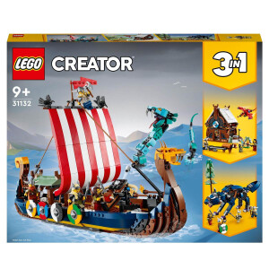 LEGO Creator 31132 - Wikingerschiff mit Midgardschlange