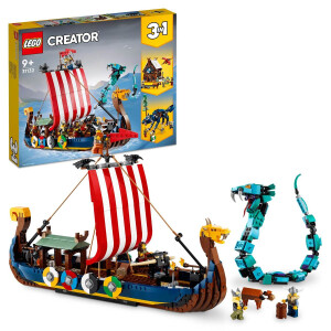 LEGO Creator 31132 Wikingerschiff mit Midgardschlange