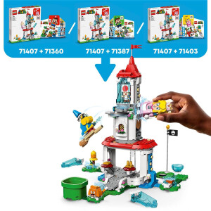 LEGO Super Mario 71407 - 	Katzen-Peach Anzug und der Gefrorene Turm Erweiterungsset